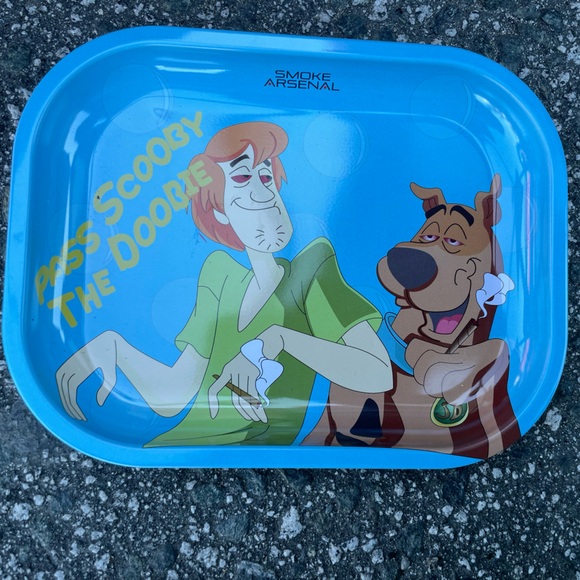 “ Pass Scooby the doobie “ rolling tray - Picture 1 of 1